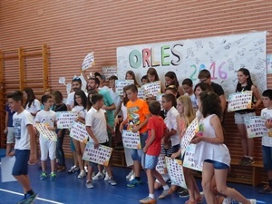Entrega de Orlas a los alumnos de 6.B del Colegio P. Sant Rafel