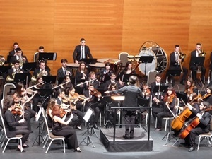 La OJPA en el concierto de navidad 2016 en l'Auditori de La Nucía