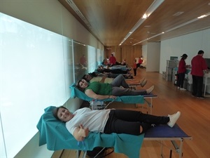 124 personas realizaron su donación de sangre en el Pabellón Municipal Camilo Cano de La Nucía