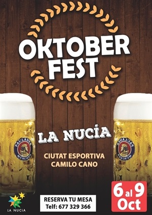 Cartel de la Oktoberfest de La Nucía
