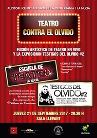 La Nucia Cartel Aud Teatro contra el Olvido 2017