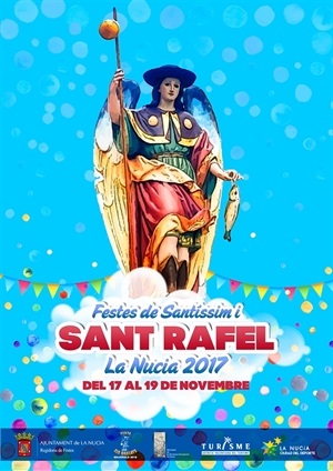 Cartel de les "Festes del Santíssim i Sant Rafel 2017" de La Nucía