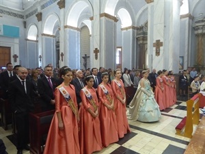 Misa mayor en honor a Sant Rafel, copatrón de La Nucía en la Iglesia Parroquial