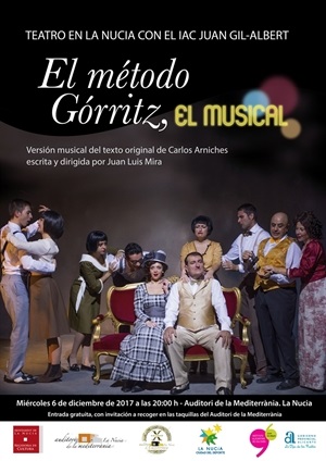 Cartel de “El Método Górritz, el musical”
