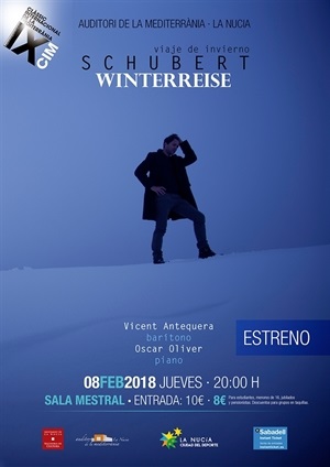 Cartel de la actuación de Winterreise