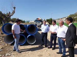 Las nuevas tuberías podrán soportar más presión y caudal, lo que aumentará la calidad del servicio de agua potable en La Nucía y resto de la comarca