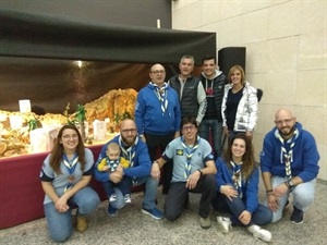 Inaugurado el Belén del Grup Scout de La Nucía en l'Auditori de la Mediterrànea