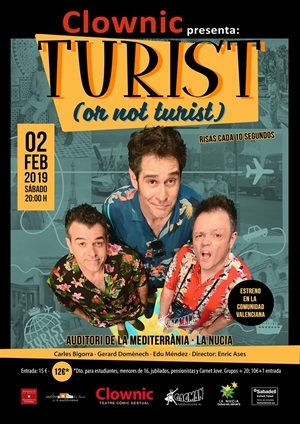 Cartel "Turist (or not turist)" de Clownic