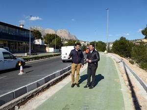Esta actuación había sido muy demandada por el Ayuntamiento de La Nucía para mejorar la seguridad de peatones y ciclistas