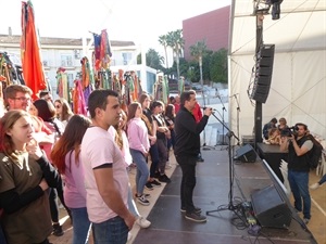 Bernabé Cano, alcalde de La Nucía, en el acto de "impossició d'insígnies"