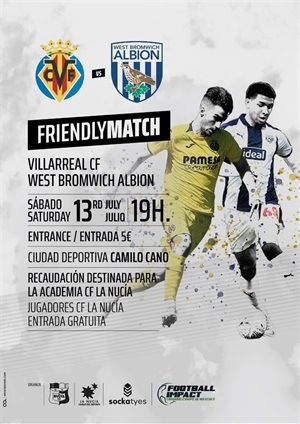 Cartel del encuentro de mañana en la Ciutat Esportiva Camilo Cano