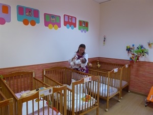 Aula de bebés de l'Escola Infantil Municipal El Bressol