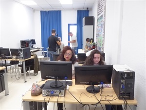 Aula de Informática de la Escuela de Oficios