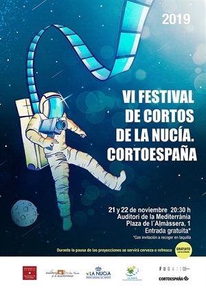 Cartel del VI Festival de Cortos de La Nucía