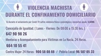 La Nucia cartel violencia genero confinamiento covid-19 2020