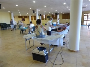 El Centro de Transfusión de la Comunidad Valenciana se desplaza a La Nucía
