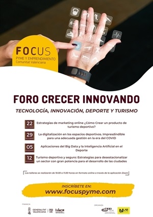 Cartel del "Foro Crecer Innovando" que comienza el 22 de octubre