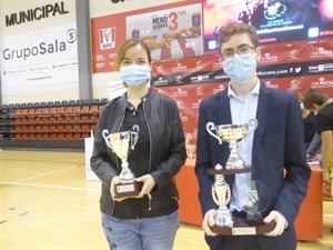 campeones de España David Antón y Sabrina Vega fueron los ganadores del I Open Internacional de Ajedrez de La Nucía