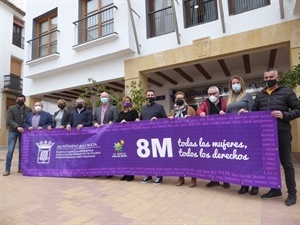 PSOE, Ciudadanos y PP unidos por el Día Internacional de la Muer y la defensa de los derechos de la mujer