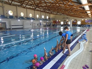 22 nadadoras y nadadores han participado en este Campus de Sincro